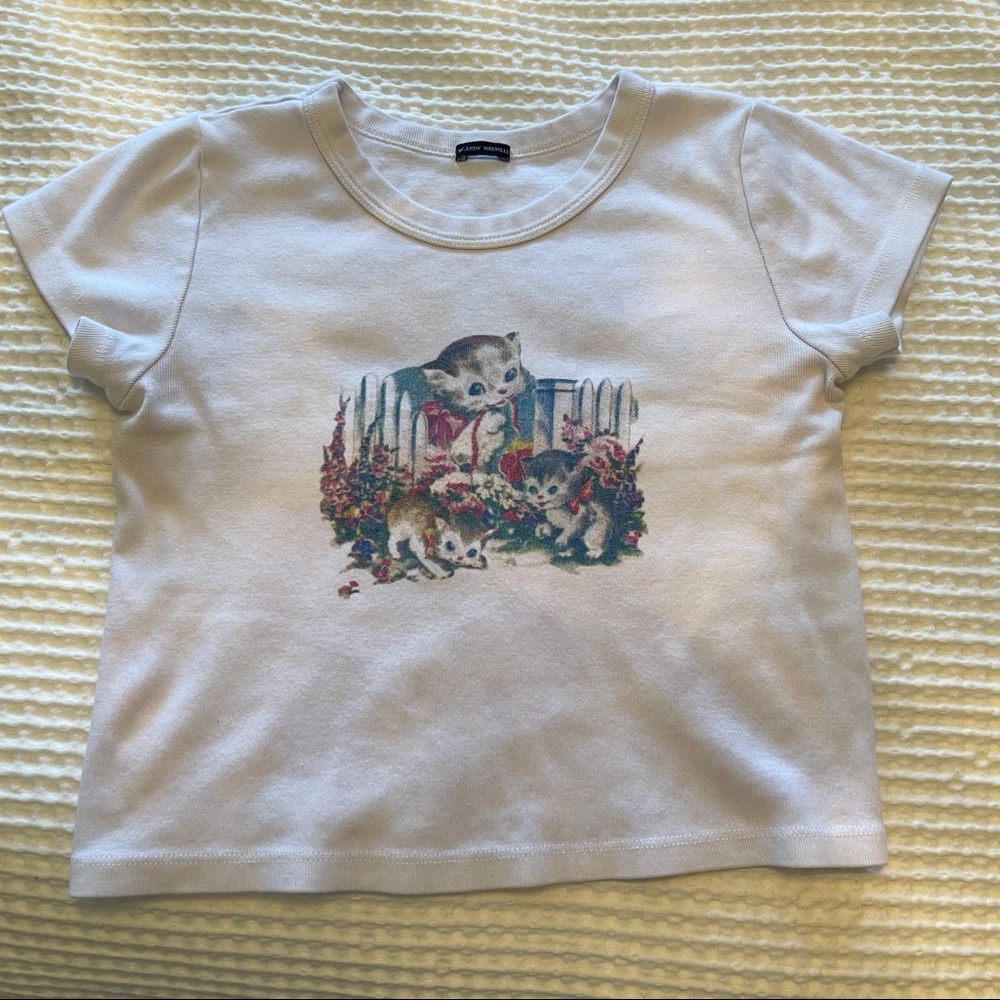 Brandy Melville shirt with cats